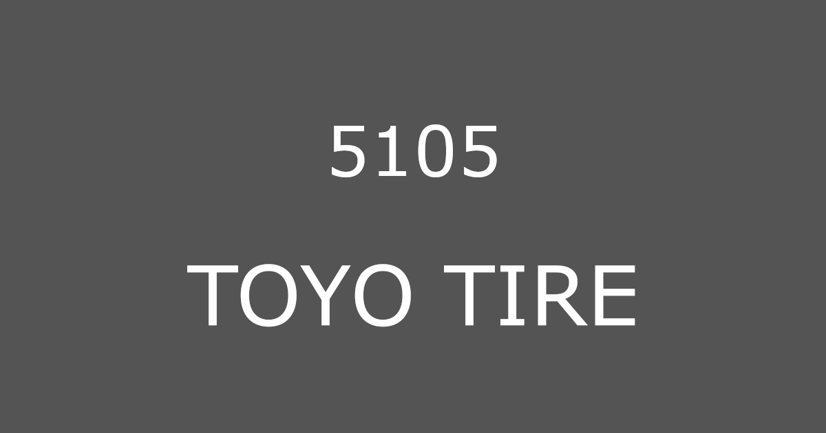 5105-TOYOTIRE